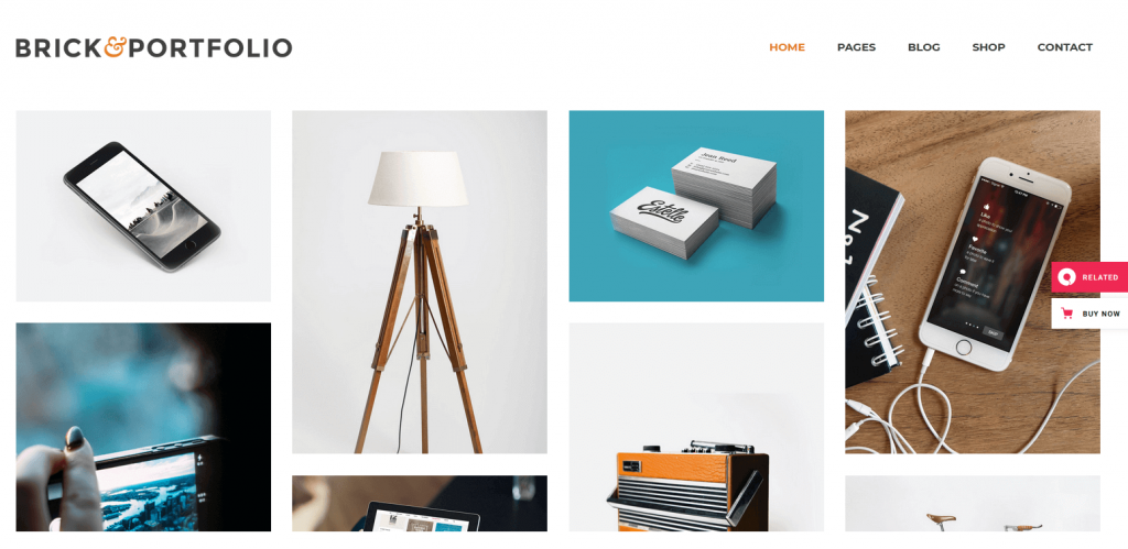 Brick & Portfolio: el mejor tema para su agencia de diseño web