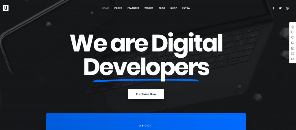 Uncode: el mejor tema moderno para agencia de marketing web 