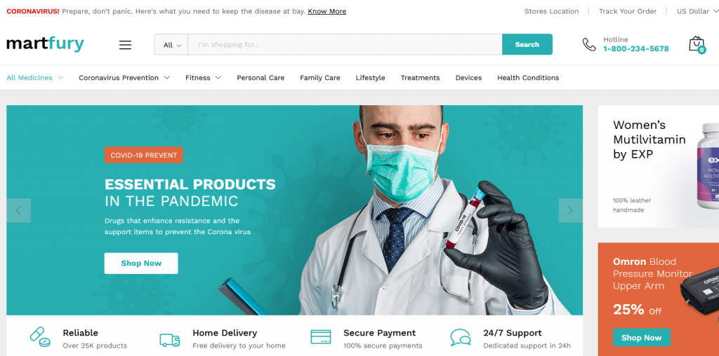 Martfury: el mejor tema de WordPress para crear un mercado a través de WooCommerce