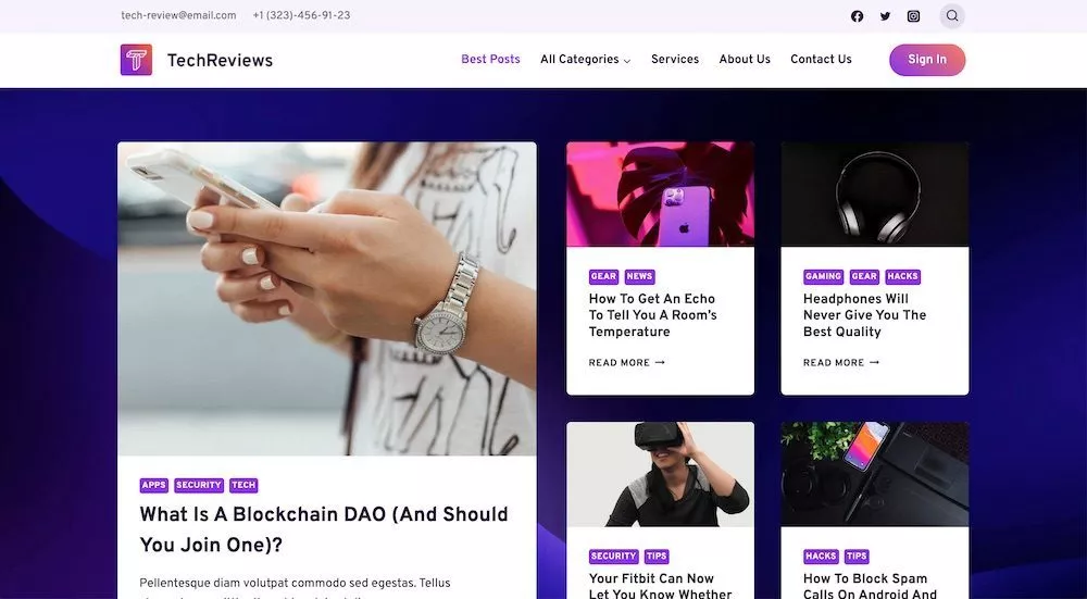 Kadence est l'un des meilleurs thèmes WordPress pour Blog