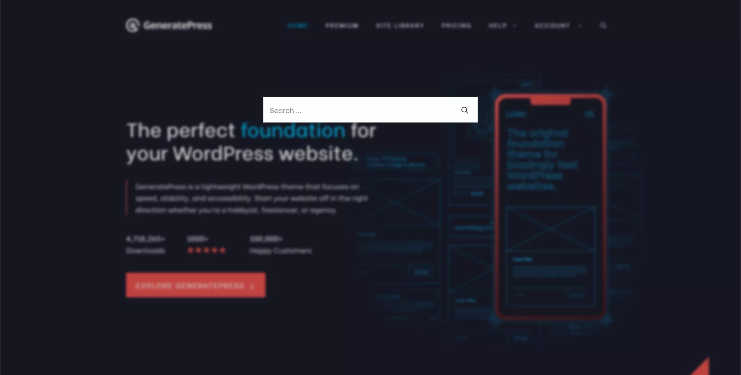 La navigation search, nouvelle fonctionnalité de GeneratePress 3.3