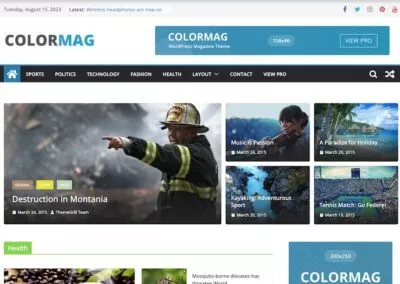 ColorMag est l'un des meilleurs thèmes WordPress pour les blogs et sites d'actualités, de news
