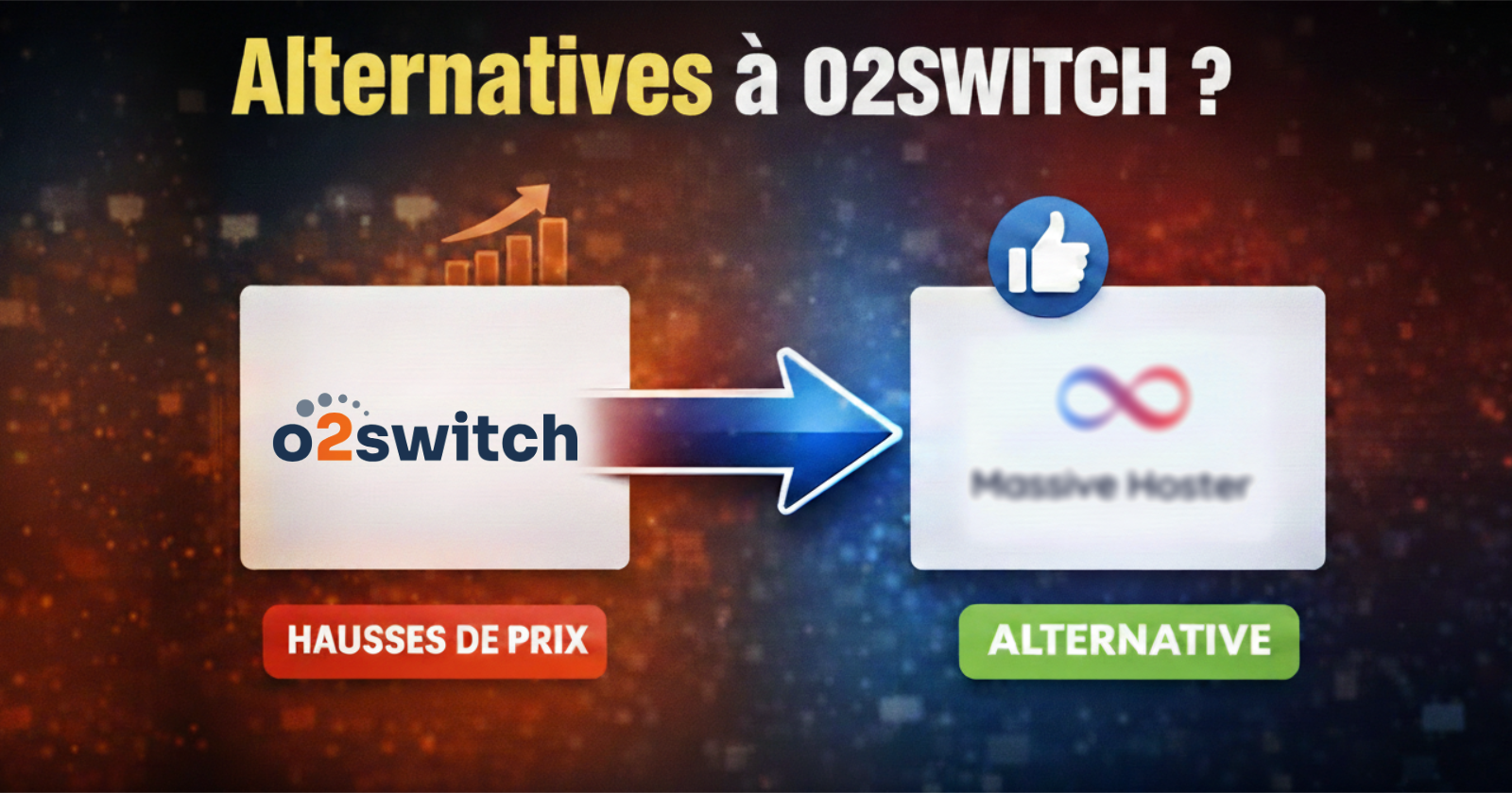 Alternatives à o2switch en 2026 ? Quel hébergeur profite des hausses de prix suite au rachat par TWS ?